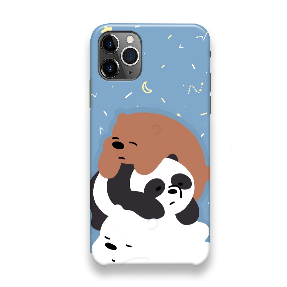 Bare Bears Tired and Feel Asleep iPhone 12 Pro Max Case - Octracase