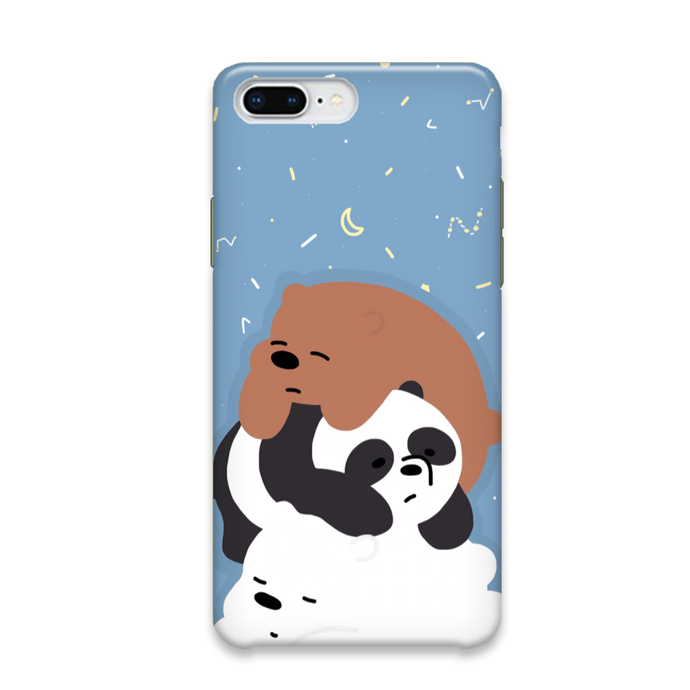 Bare Bears Tired and Feel Asleep iPhone 7 Plus Case