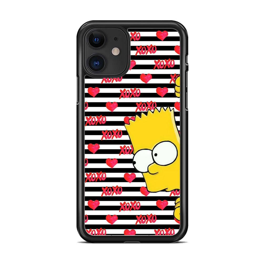 Bart in Xoxo Love iPhone 11 Case - Octracase