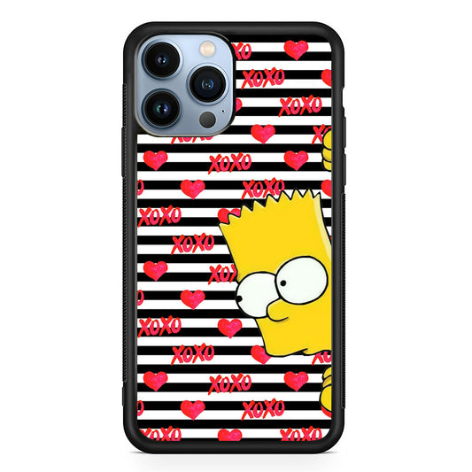 Bart in Xoxo Love iPhone 13 Pro Case