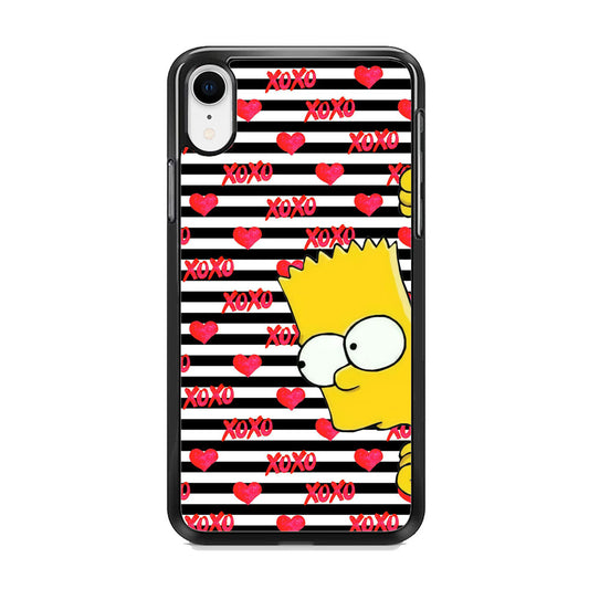 Bart in Xoxo Love iPhone XR Case