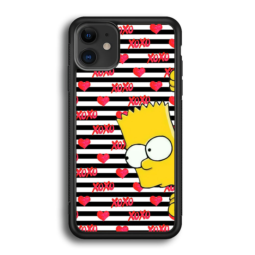 Bart in Xoxo Love iPhone 12 Case - Octracase