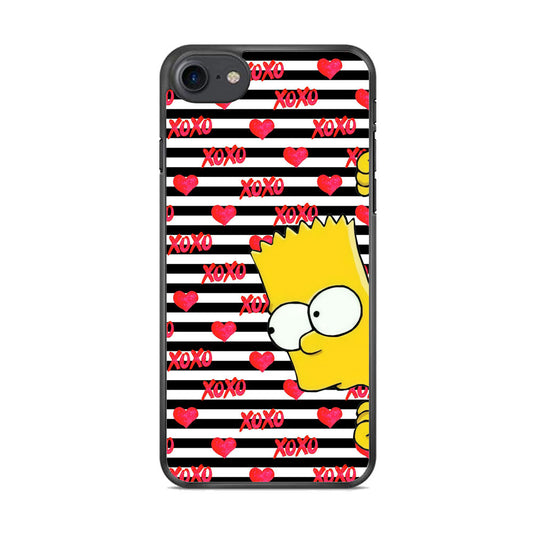 Bart in Xoxo Love iPhone 8 Case