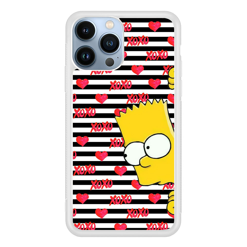 Bart in Xoxo Love iPhone 13 Pro Case