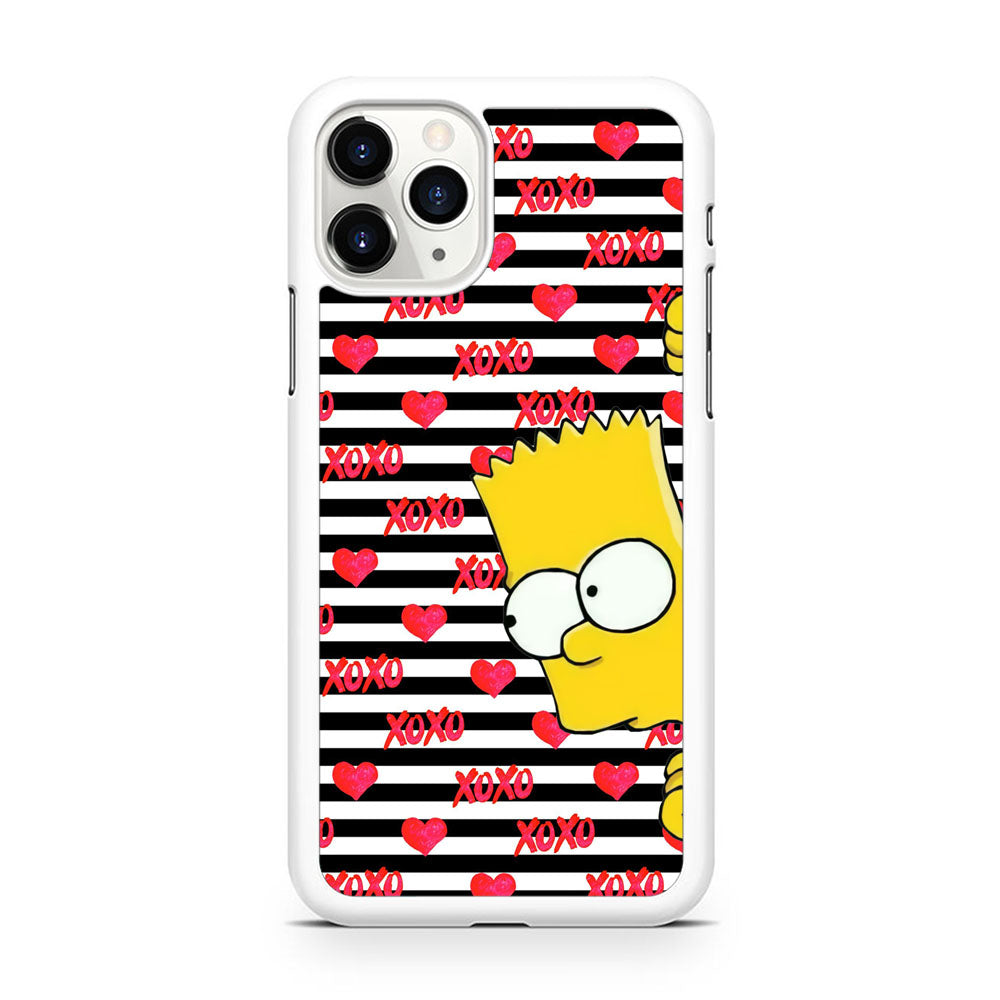 Bart in Xoxo Love iPhone 11 Pro Case