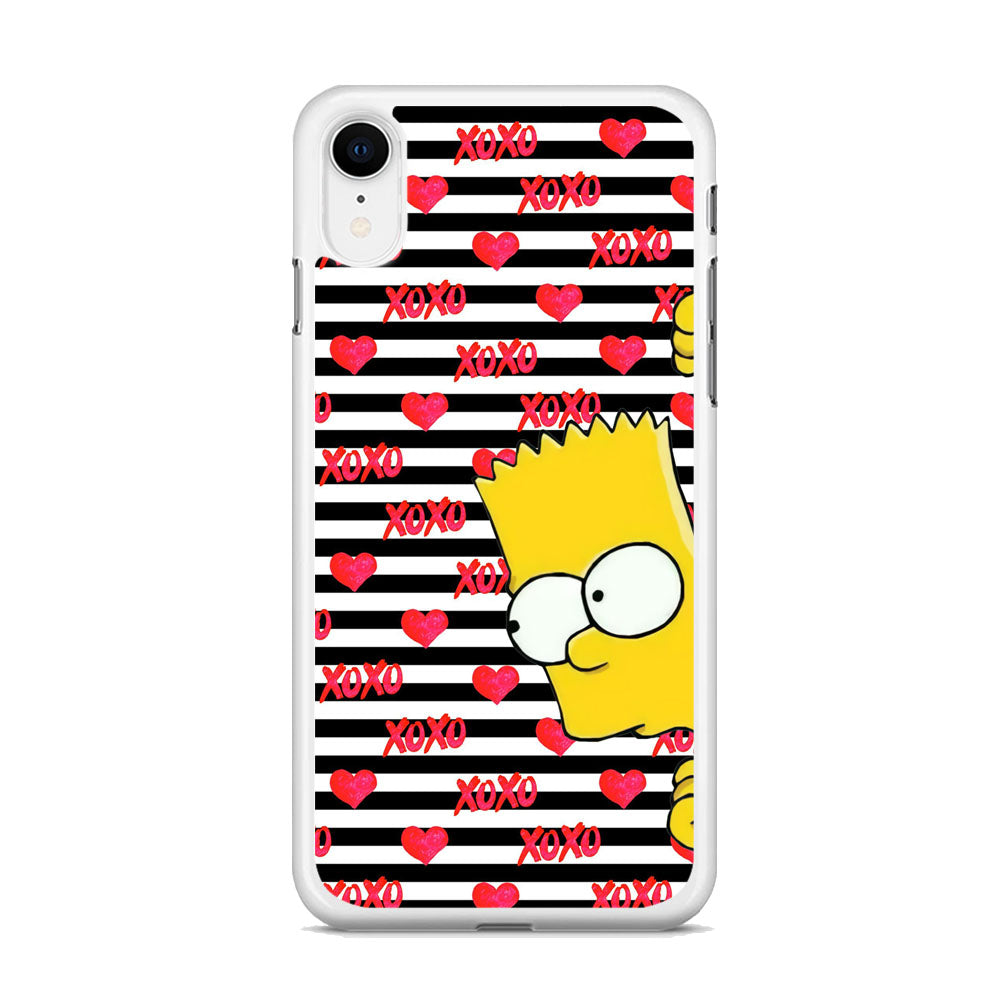 Bart in Xoxo Love iPhone XR Case