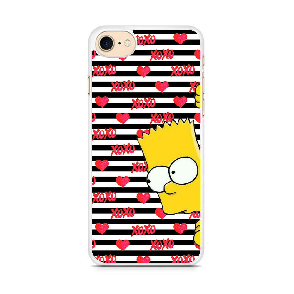 Bart in Xoxo Love iPhone 8 Case