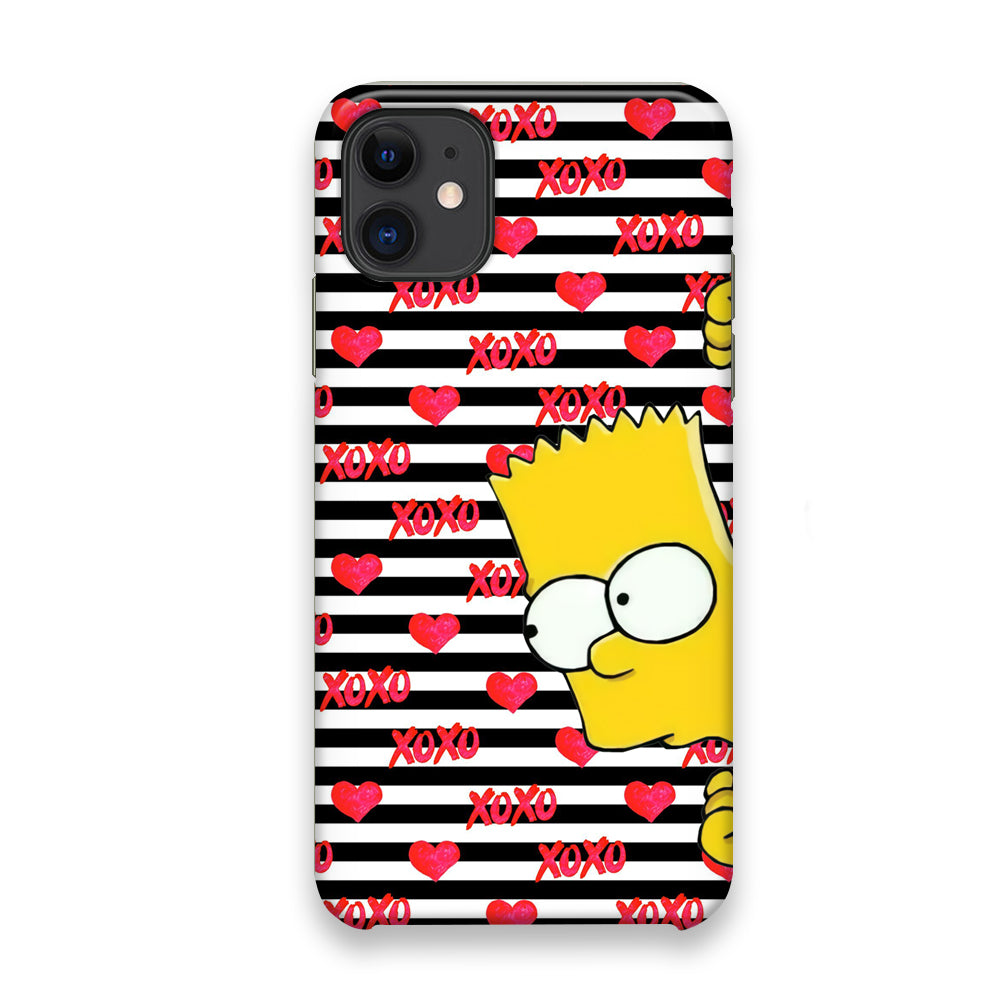 Bart in Xoxo Love iPhone 11 Case - Octracase