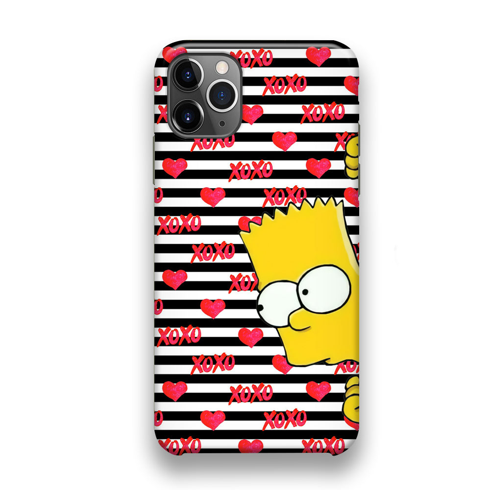 Bart in Xoxo Love iPhone 11 Pro Case