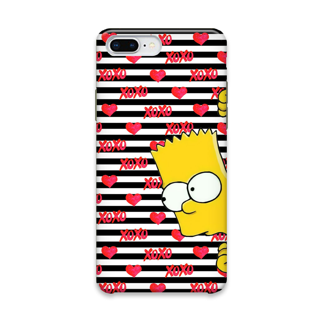 Bart in Xoxo Love iPhone 8 Plus Case