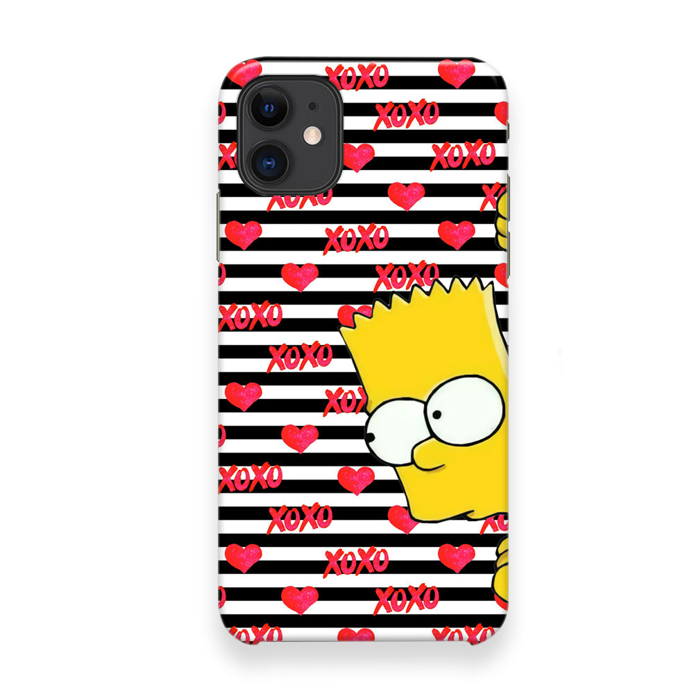 Bart in Xoxo Love iPhone 12 Case - Octracase