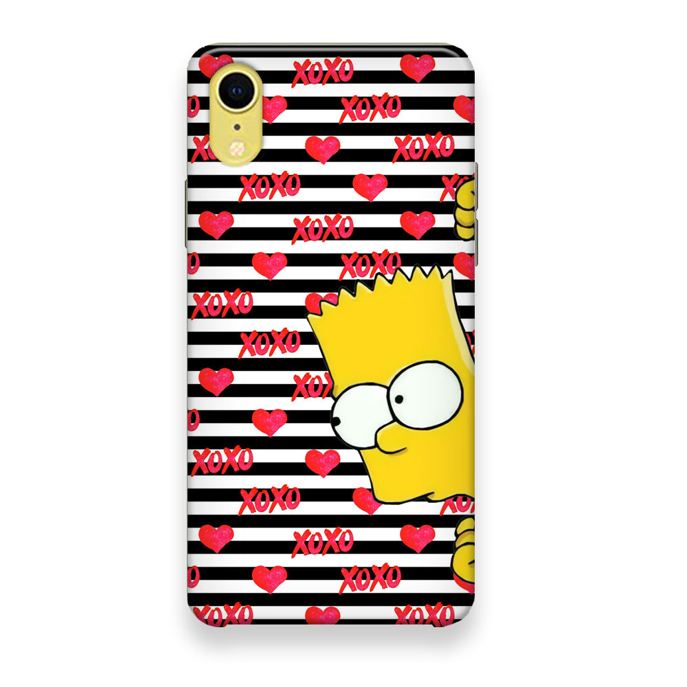 Bart in Xoxo Love iPhone XR Case