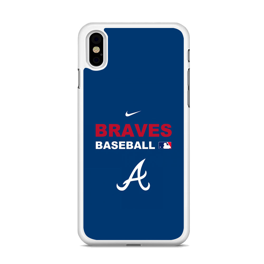 Baseball Atlanta Braves MLB 001  iPhone Xs Case - Octracase