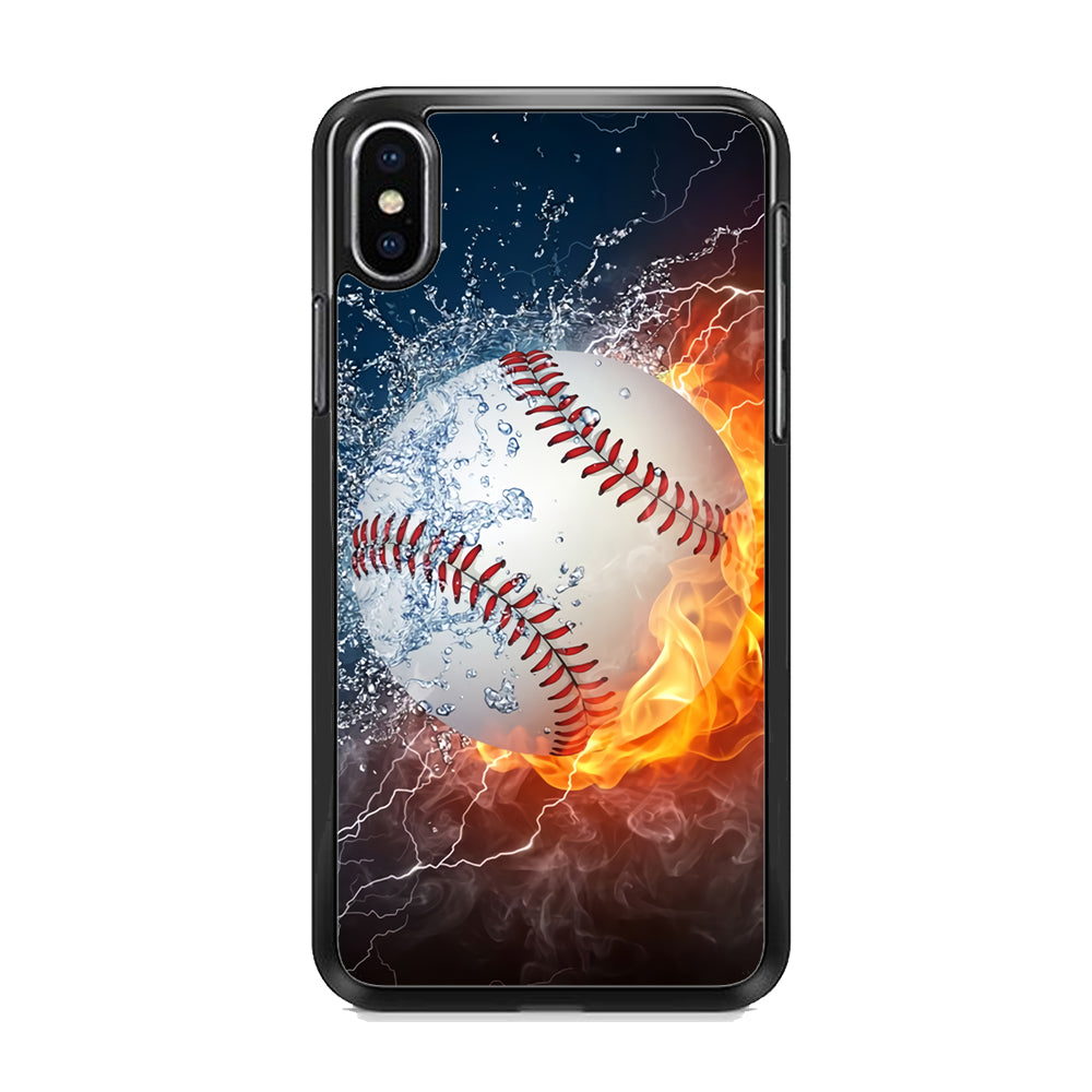 Baseball Ball Cool Art  iPhone X Case - Octracase