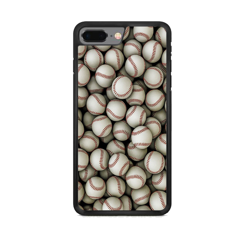 Baseball Ball Pattern iPhone 8 Plus Case - Octracase