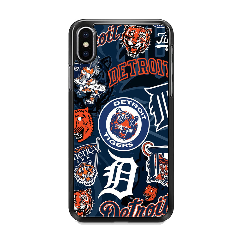 Baseball Detroit Tigers MLB 002 iPhone X Case - Octracase