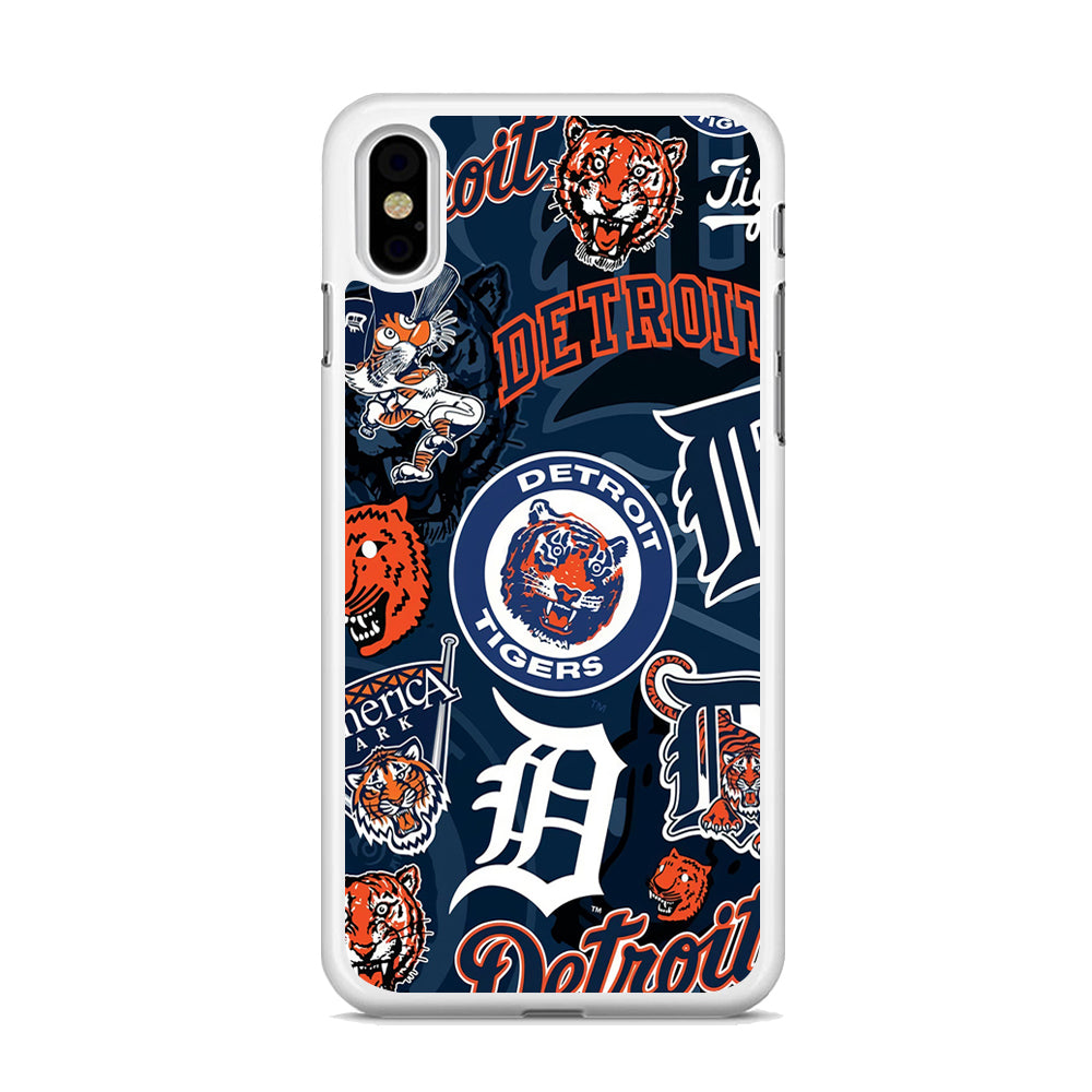 Baseball Detroit Tigers MLB 002 iPhone X Case - Octracase