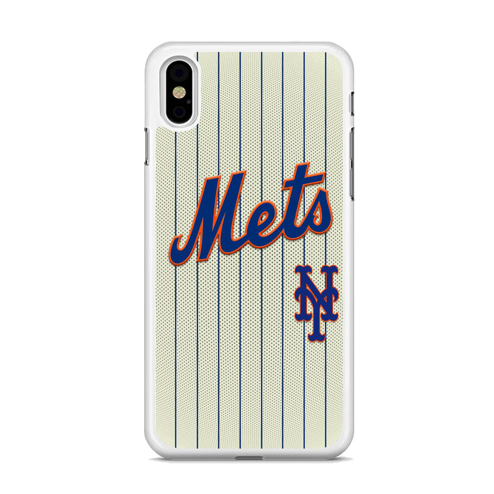 Baseball Mets New York Jersey iPhone X Case - Octracase