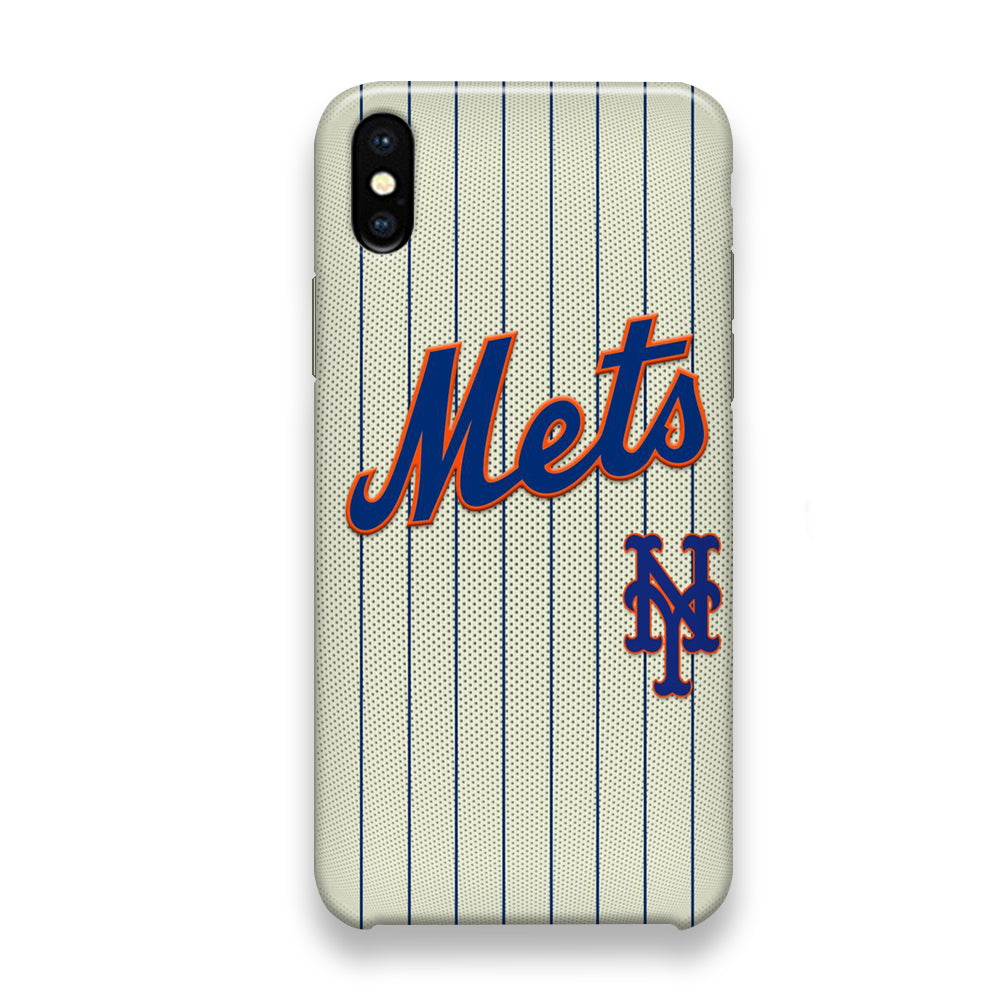 Baseball Mets New York Jersey iPhone X Case - Octracase