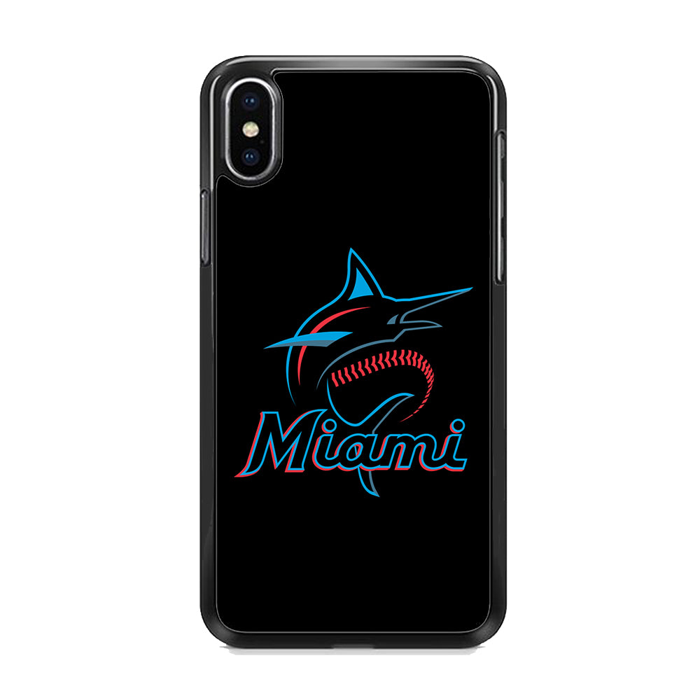 Baseball Miami Marlins MLB 001 iPhone X Case - Octracase