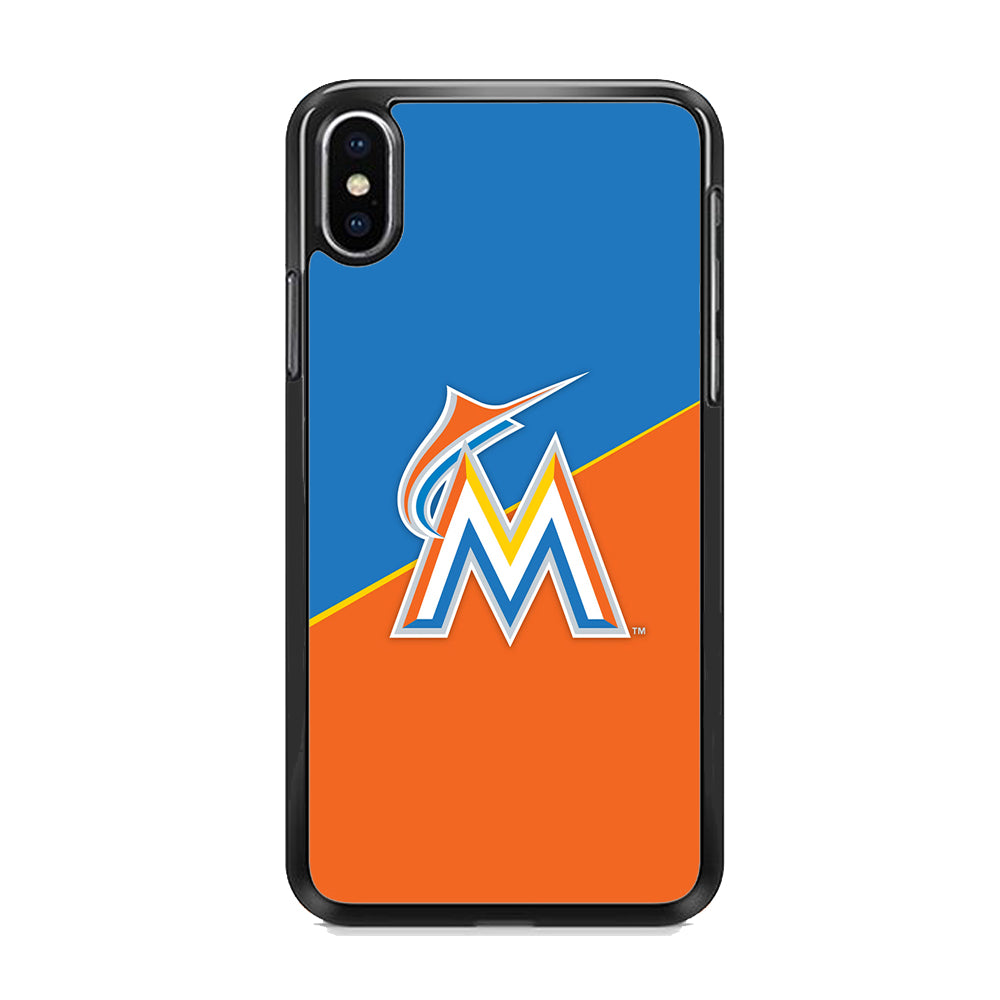 Baseball Miami Marlins MLB 002 iPhone Xs Case - Octracase