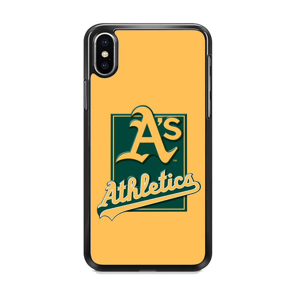 Baseball Oakland Athletics MLB 002  iPhone Xs Case - Octracase