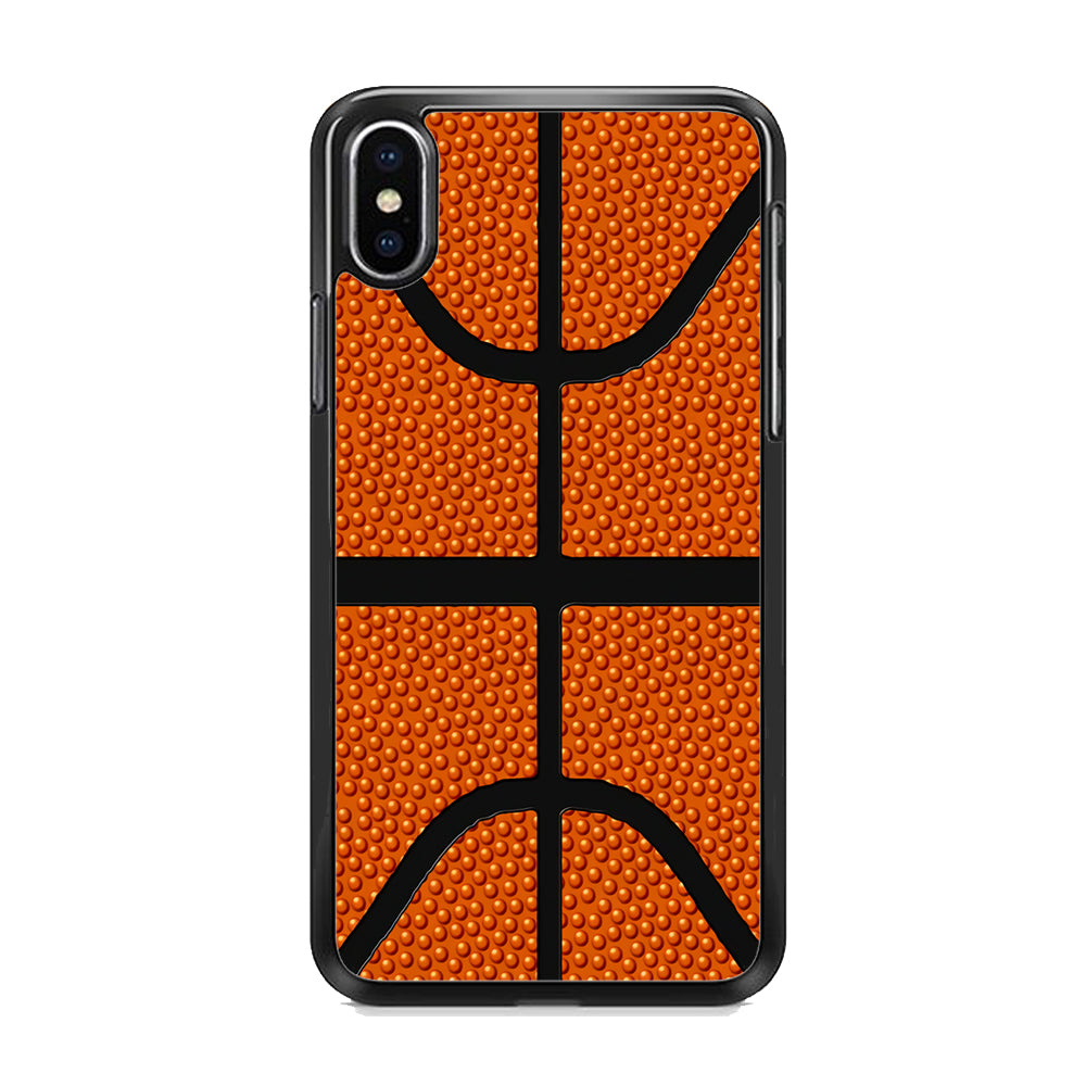 Basketball Pattern iPhone X Case - Octracase