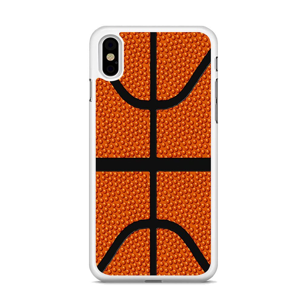 Basketball Pattern iPhone Xs Max Case - Octracase