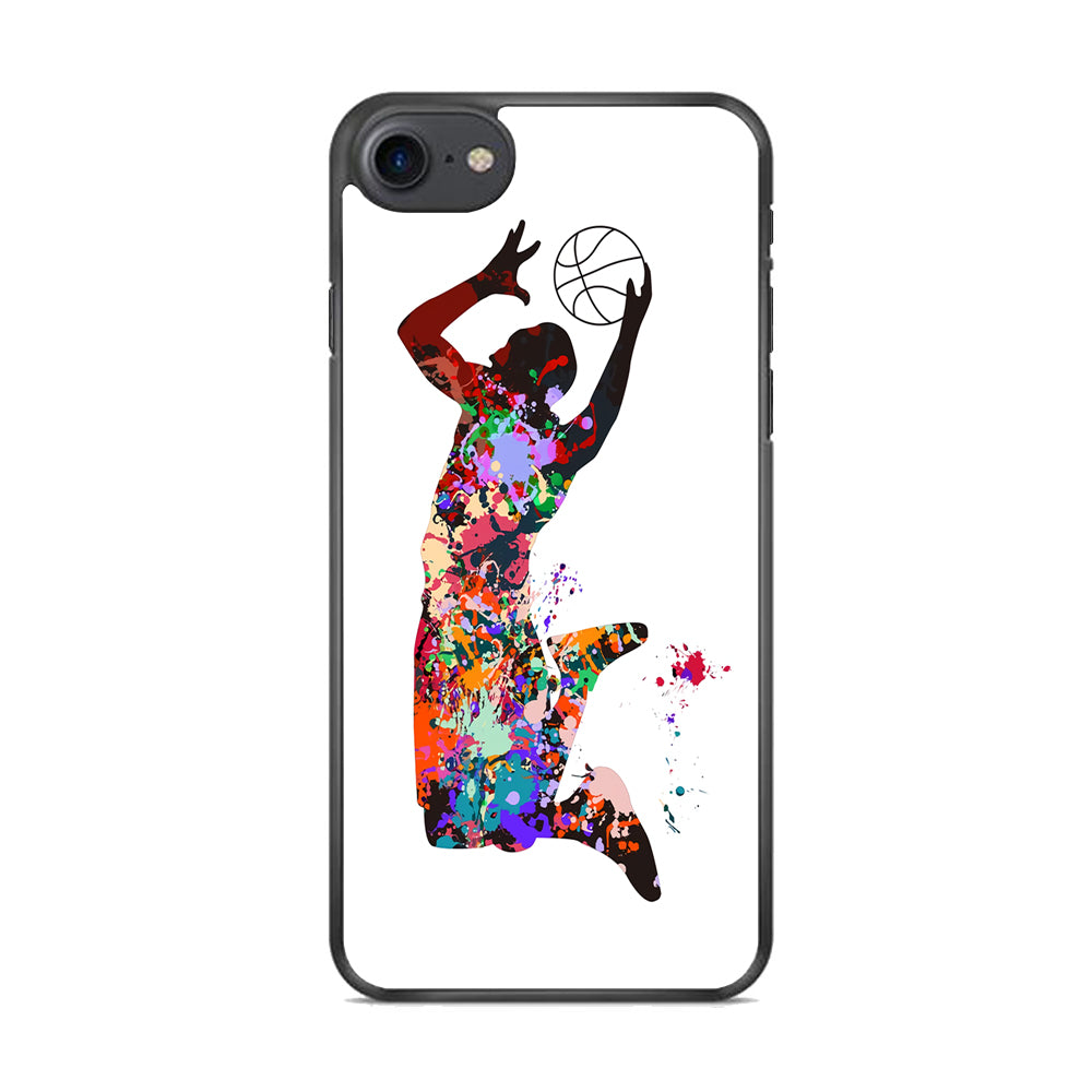 Basketball Pattern iPhone 8 Case - Octracase