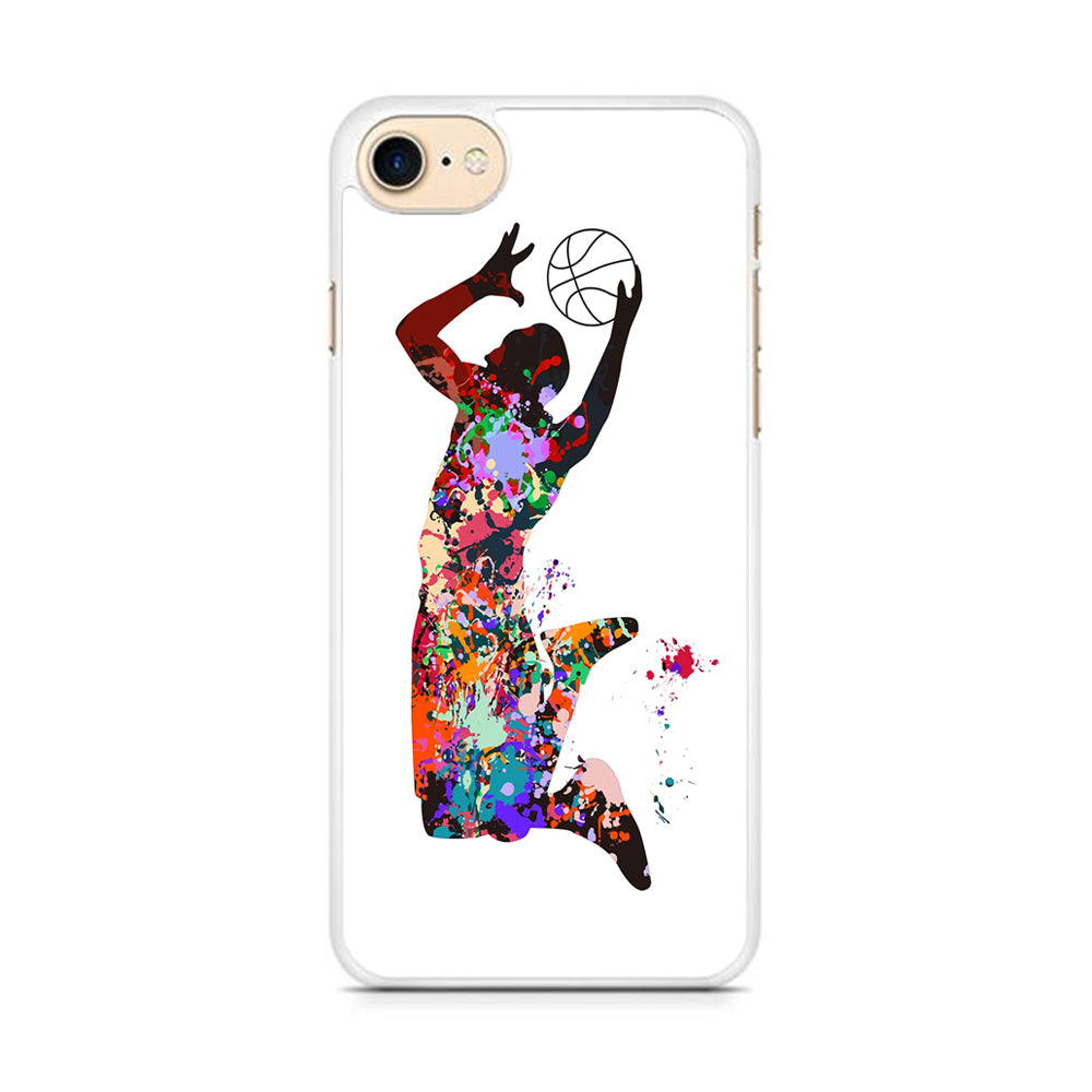 Basketball Pattern iPhone 8 Case - Octracase