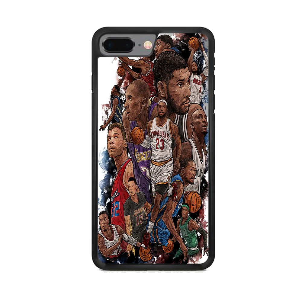 Basketball Players Art iPhone 7 Plus Case - Octracase