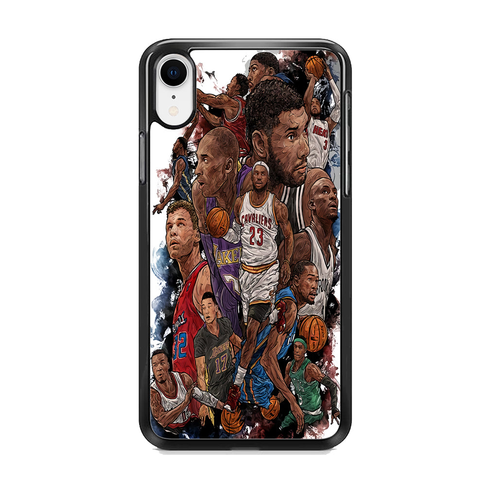 Basketball Players Art iPhone XR Case - Octracase