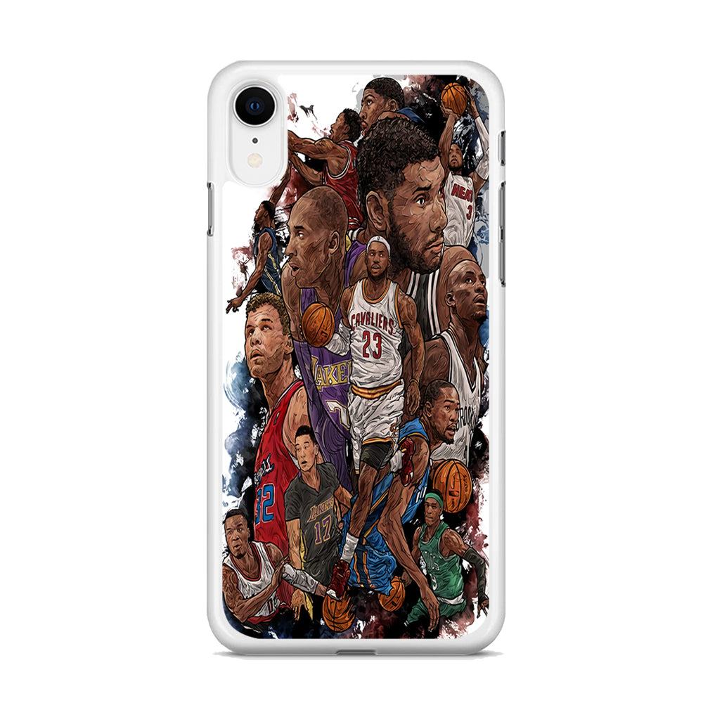 Basketball Players Art iPhone XR Case - Octracase