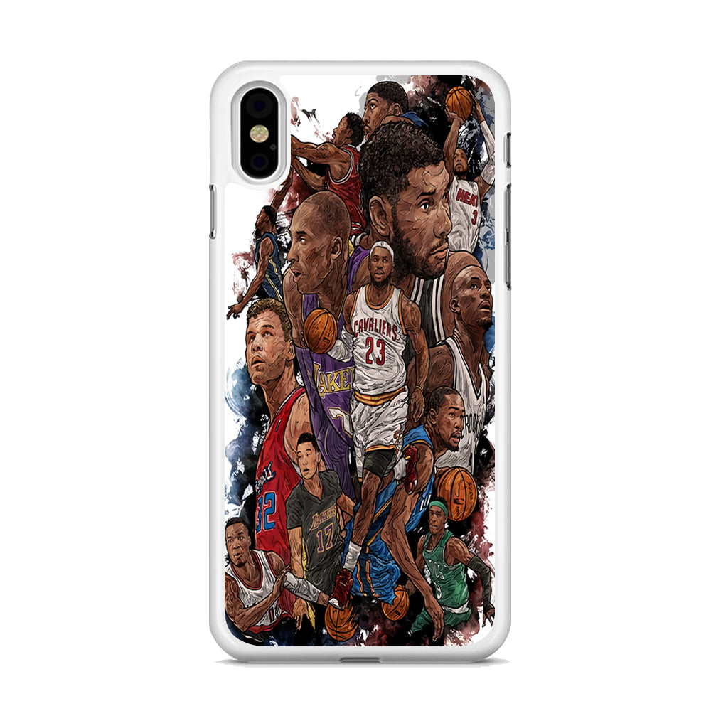 Basketball Players Art iPhone Xs Case - Octracase