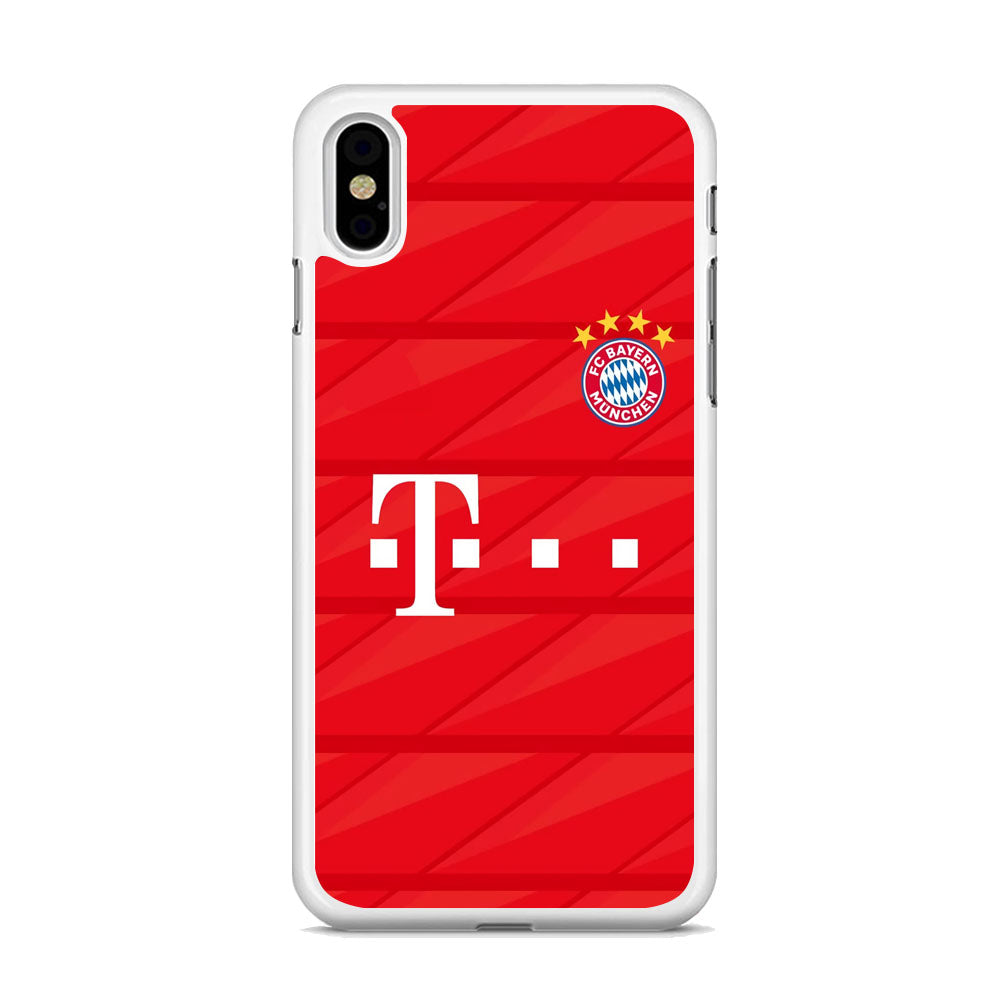 Bayern Munchen Jersey Home iPhone X Case