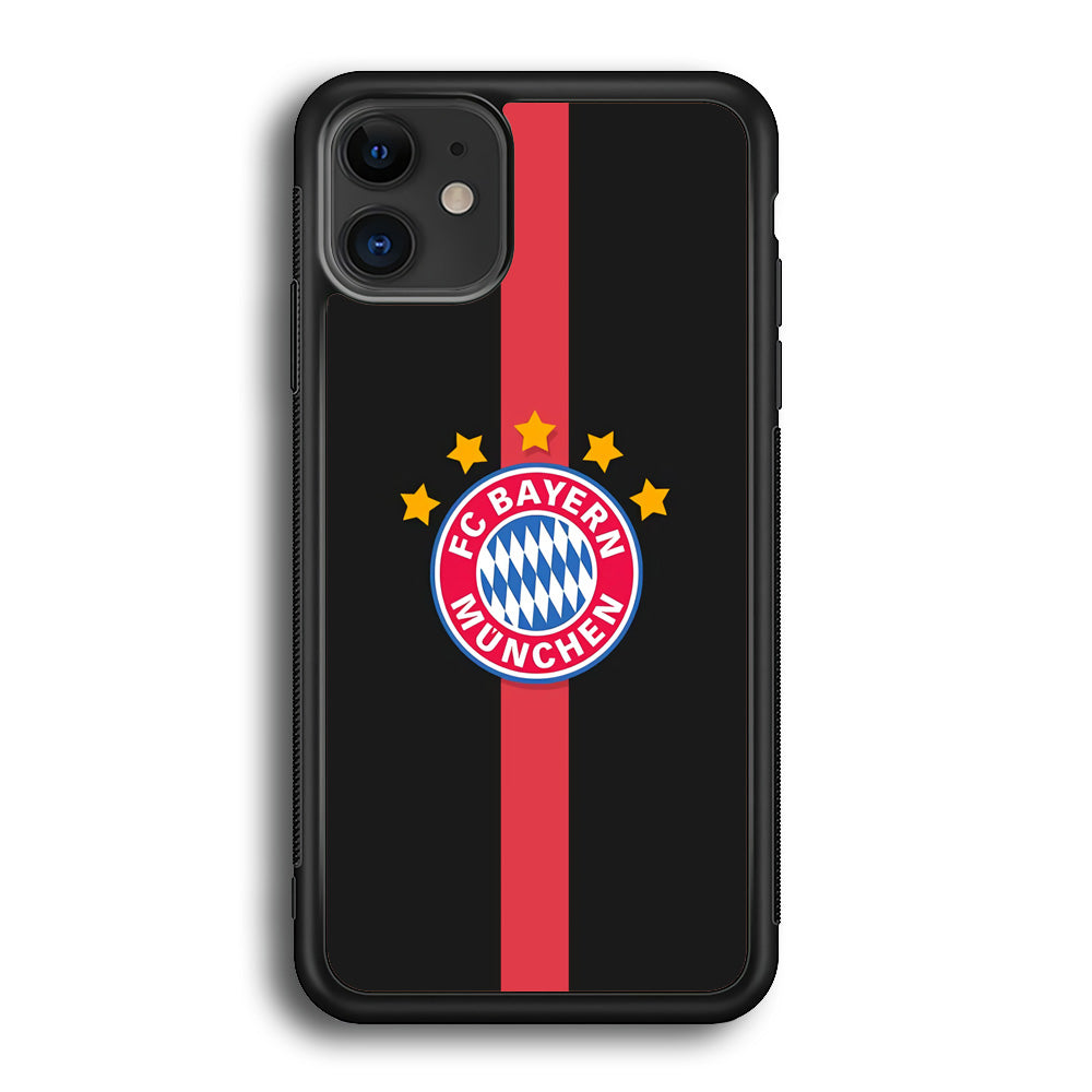 Bayern Munchen Strpe Red iPhone 12 Case - Octracase