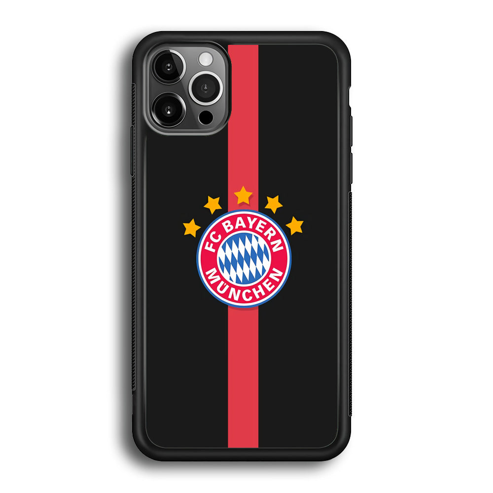 Bayern Munchen Strpe Red iPhone 12 Pro Case - Octracase