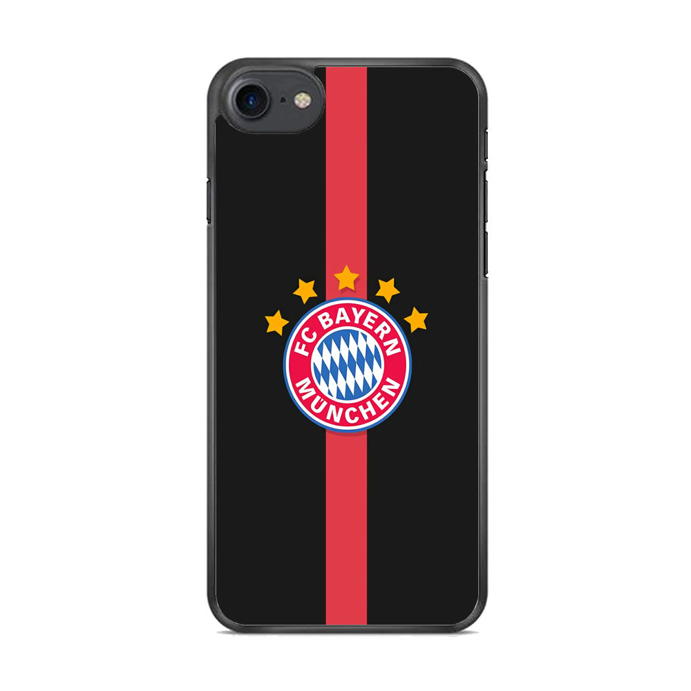 Bayern Munchen Strpe Red iPhone 7 Case