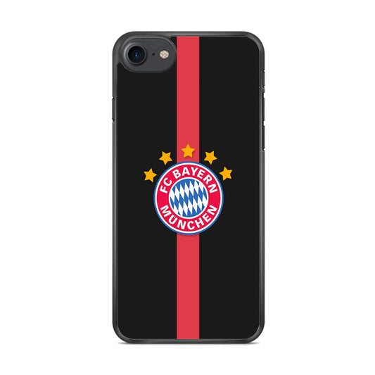 Bayern Munchen Strpe Red iPhone 7 Case