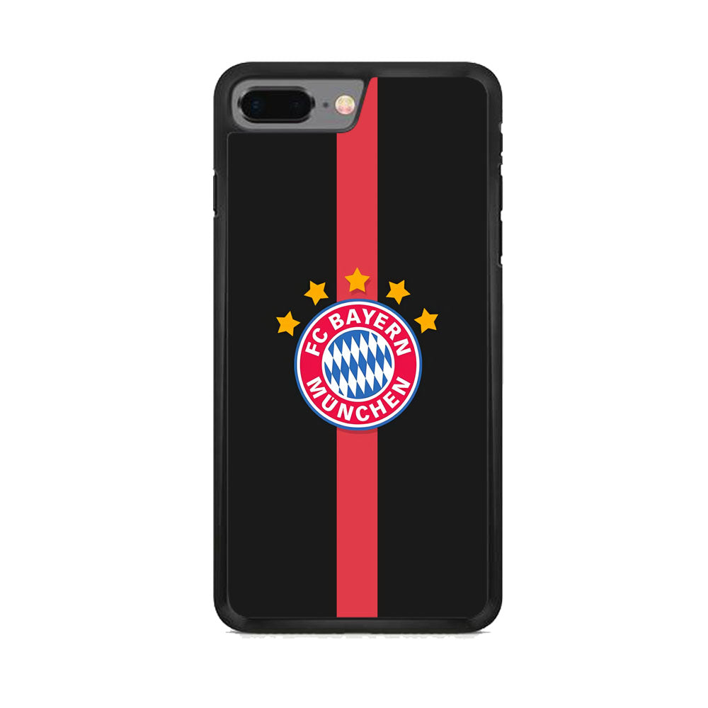 Bayern Munchen Strpe Red iPhone 8 Plus Case