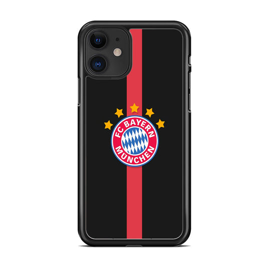 Bayern Munchen Strpe Red iPhone 11 Case