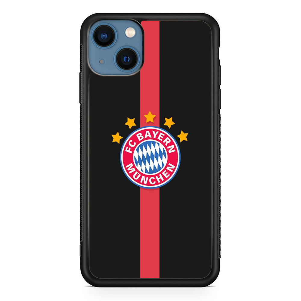 Bayern Munchen Strpe Red iPhone 13 Case - Octracase