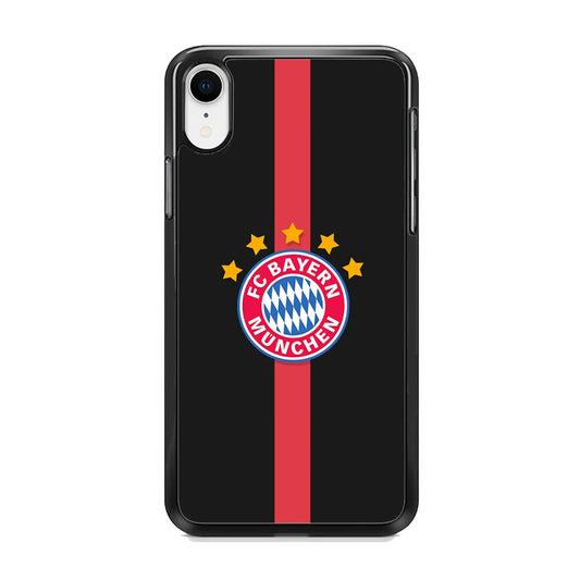 Bayern Munchen Strpe Red iPhone XR Case