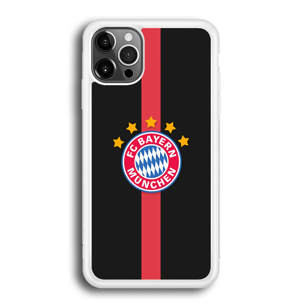 Bayern Munchen Strpe Red iPhone 13 Pro Max Case - Octracase