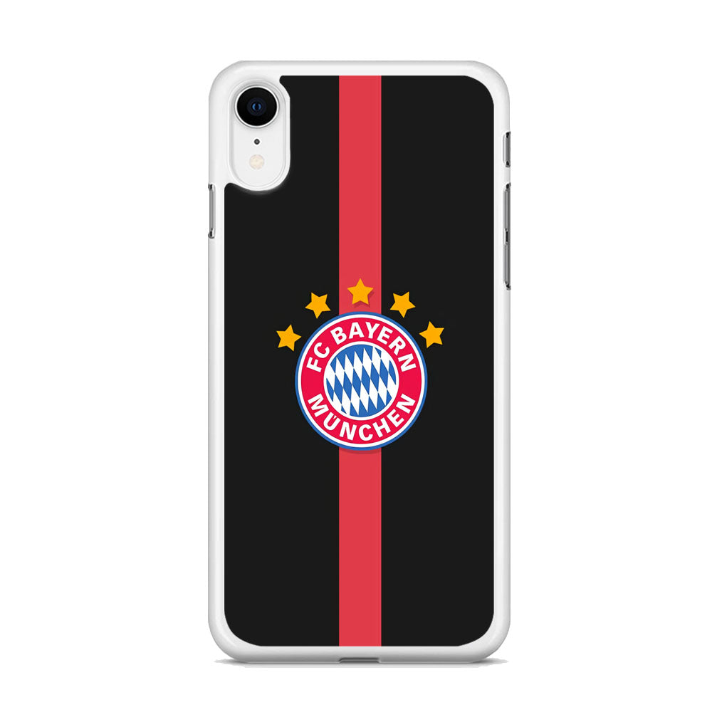 Bayern Munchen Strpe Red iPhone XR Case