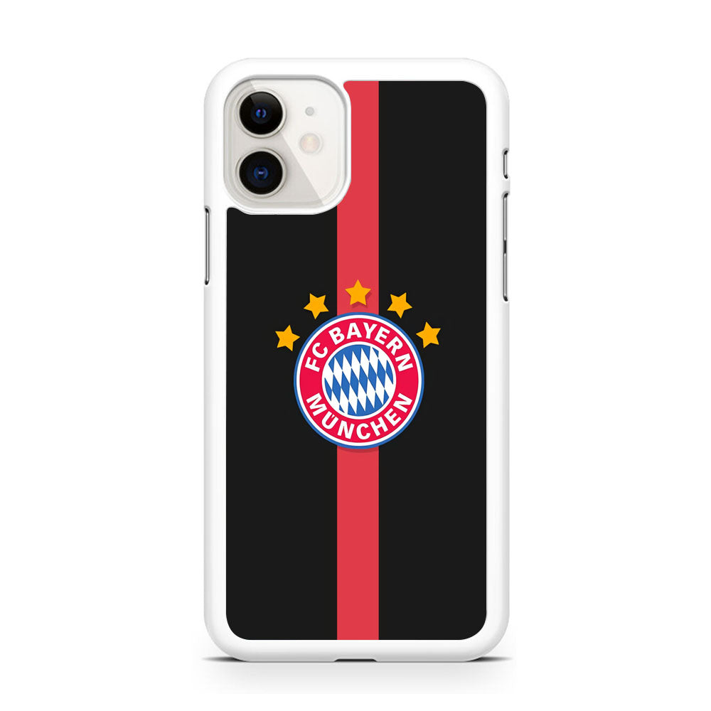 Bayern Munchen Strpe Red iPhone 11 Case