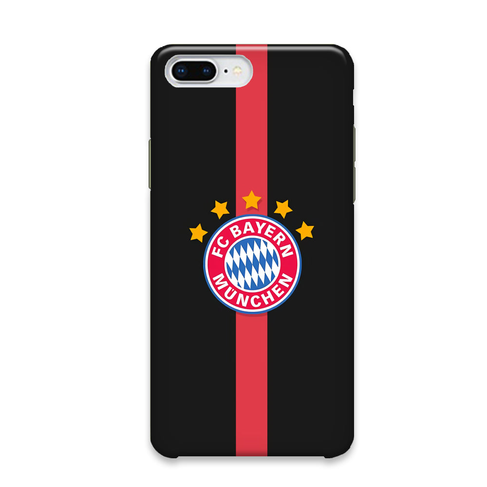 Bayern Munchen Strpe Red iPhone 8 Plus Case