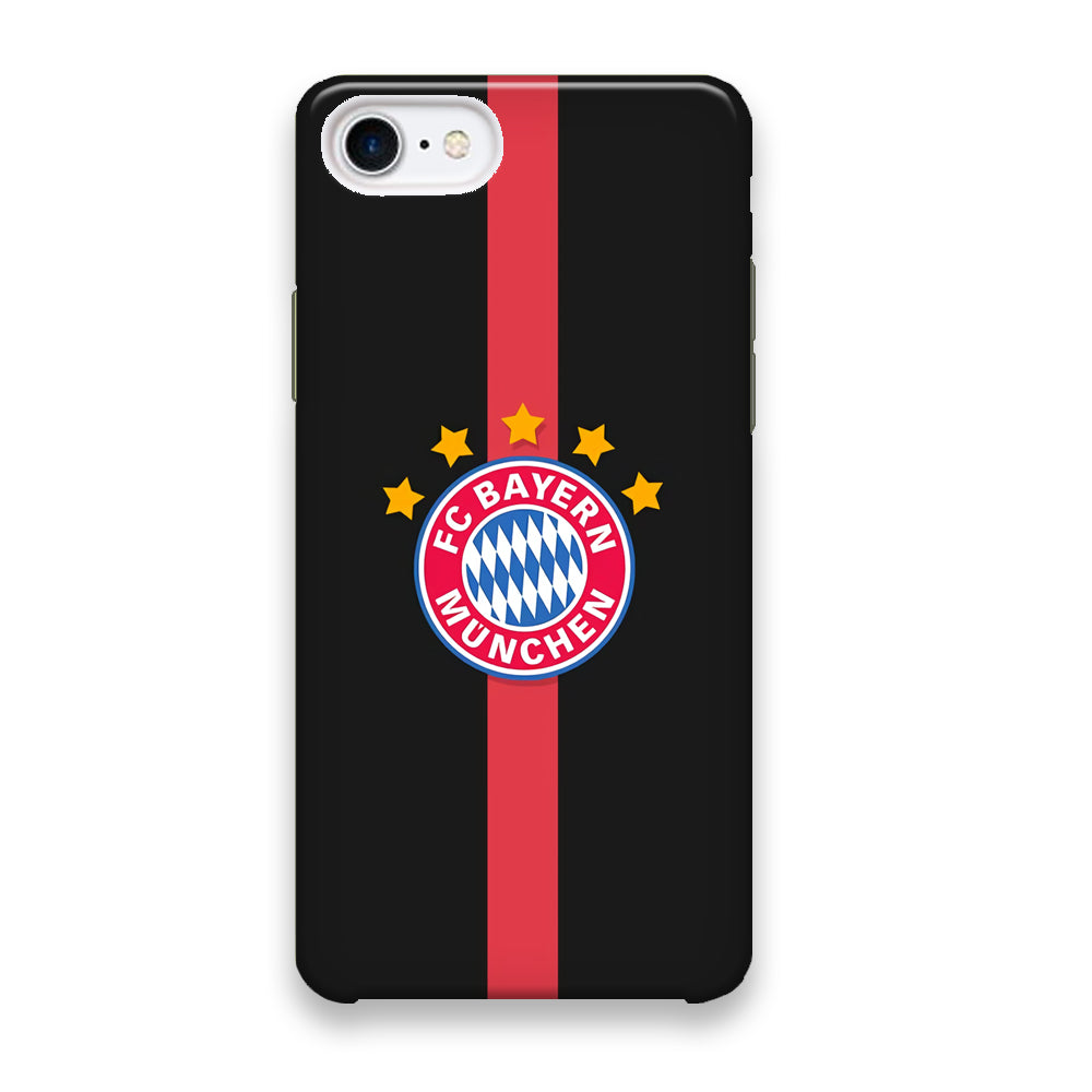 Bayern Munchen Strpe Red iPhone 7 Case