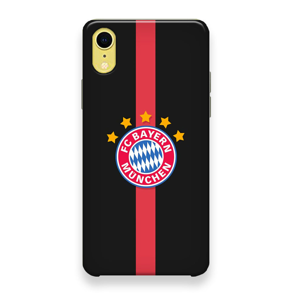 Bayern Munchen Strpe Red iPhone XR Case