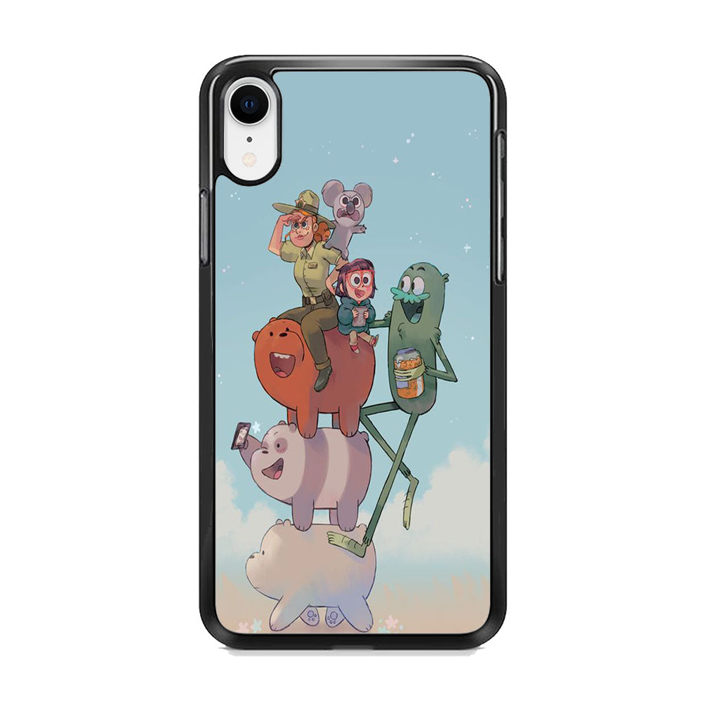 Bear Bare Happy Holiday iPhone XR Case